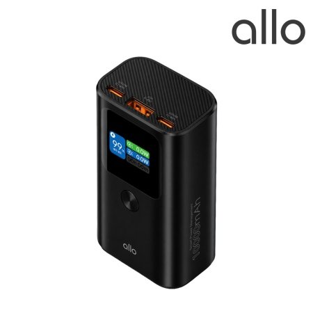 알로 1002PPS 컬러 LCD 55W 초고속충전 보조배터리 10000mAh